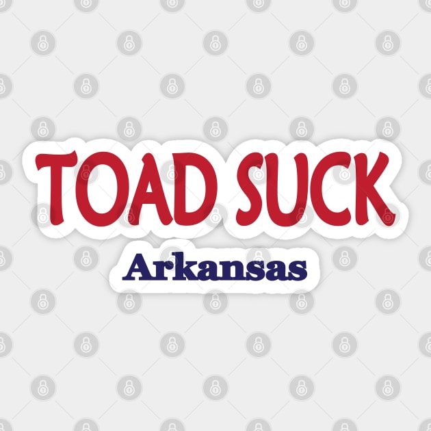 Toad Suck, Arkansas Sticker by PSCSCo